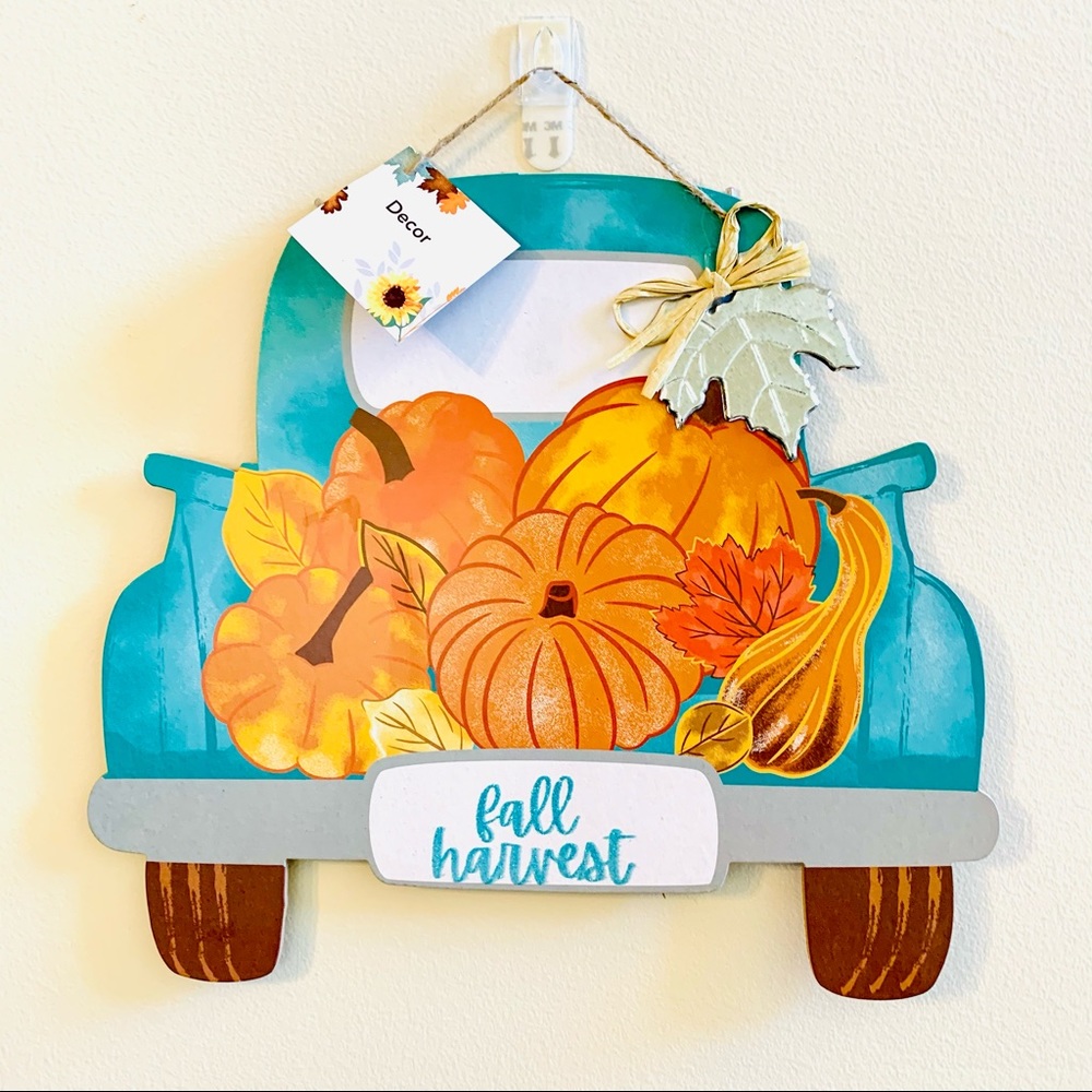 ✨4/$25✨ Fall Harvest Truck Wall Decor Sign